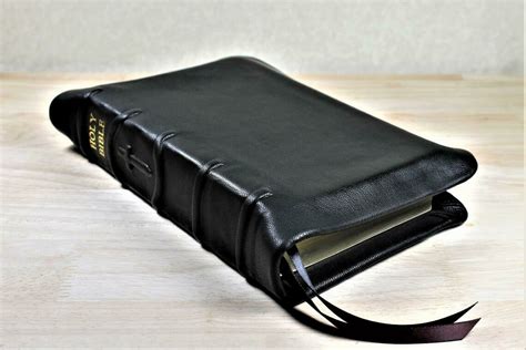 goatskin leather bible|high quality leather kjv bible.